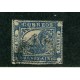 ARGENTINA 1858 GJ 05 BARQUITO ESTAMPILLA USADA CON INFIMO ADELGAZAMIENTO MUY BUEN FRENTE U$ 165